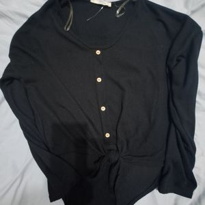 Black sweater top